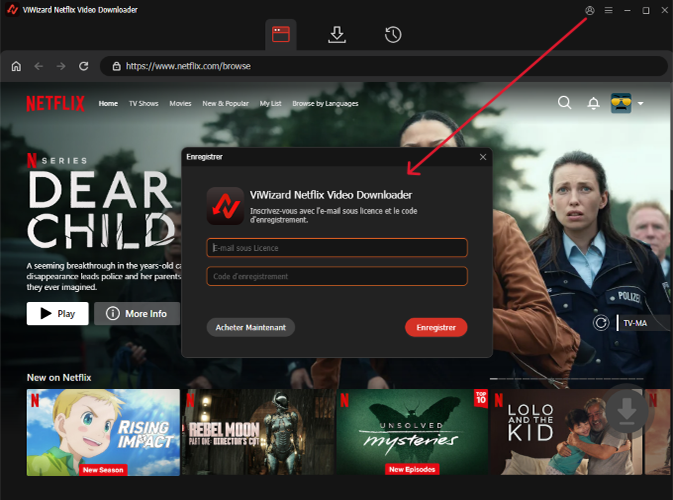 enregistrer netflix video downloader