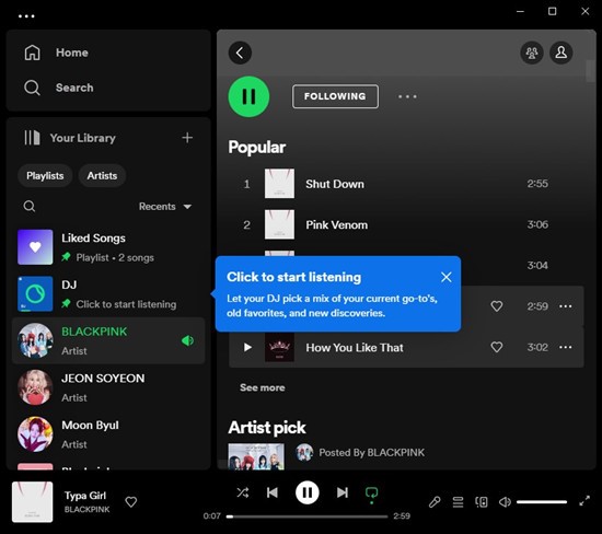 activer spotify ai dj sur pc