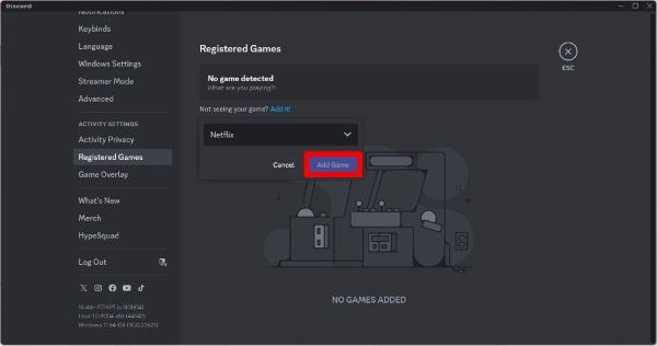 Ajouter Netflix à Discord via Google