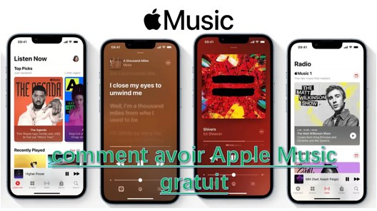 obtenir apple music gratuit