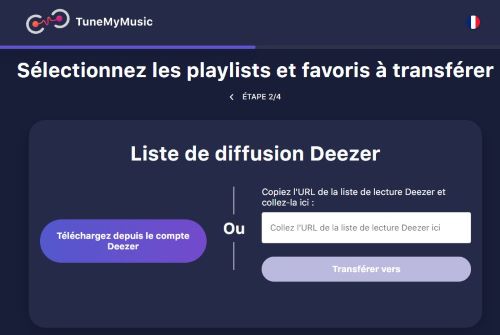 Connectez-vous à Deezer ou copiez le lien de la chanson