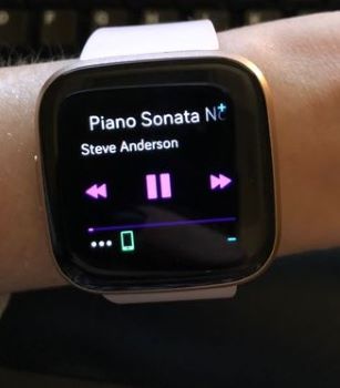 Contrôler la musique sur Fitbit