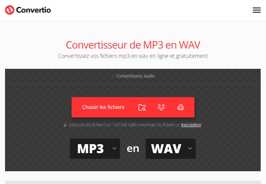 convertisseu mp3 en mav