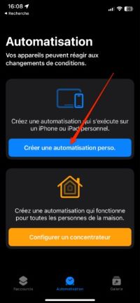 creer une automatisation perso