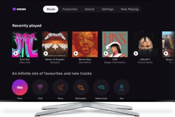 deezer sur apple tv