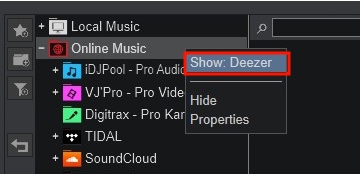 Deezer Virtual dj