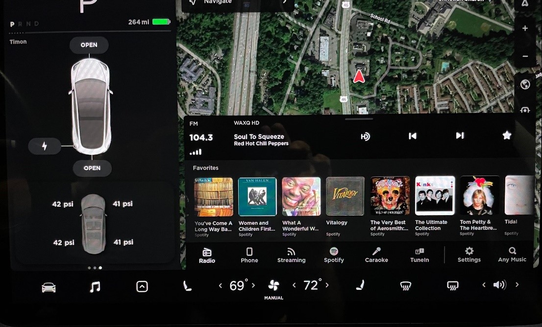 ecouter spotify sur tesla