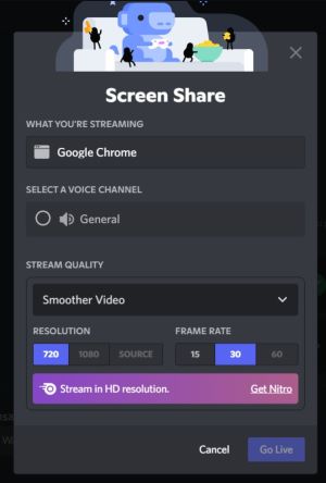 Diffuser Netflix sur Discord