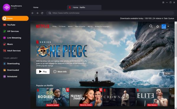 keepstream for netflix