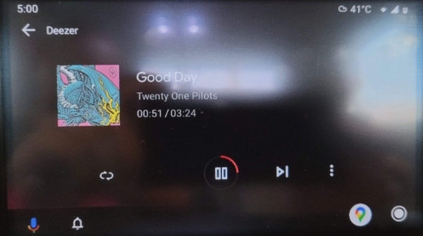 Jouer de la musique Deezer dans Android Auto