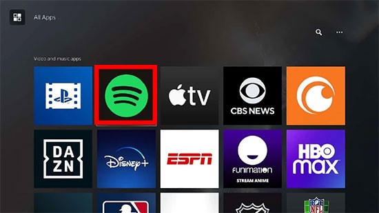installer spotify sur ps5