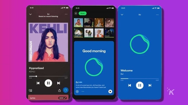 spotify AI DJ sur phone