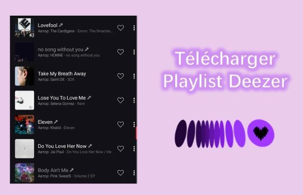 télécharger Deezer playlist